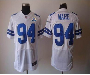 nike nfl jerseys dallas cowboys #94 ware white[Elite 50th Patch]