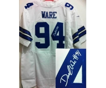 nike nfl jerseys dallas cowboys #94 ware white[Elite signature]