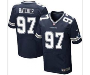 nike nfl jerseys dallas cowboys #97 hatcher blue[Elite]