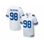 nike nfl jerseys dallas cowboys #98 tyrone crawford white[Elite]