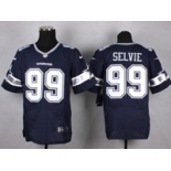 nike nfl jerseys dallas cowboys #99 selvie blue[Elite]