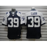 nike nike nfl jerseys dallas cowboys #39 carr blue(Elite thankgivings)