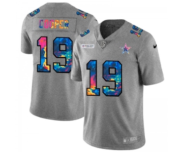 Dallas Cowboys #19 Amari Cooper Men's Nike Multi-Color 2020 NFL Crucial Catch NFL Jersey Greyheather