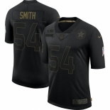 Men Dallas Cowboys #54 Jaylon Smith Nike 2020 Salute To Service Limited Jersey Black