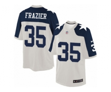 Men Nike Dallas Cowboys #35 Kavon Frazier Limited White Throwback Alternate NFL Jersey