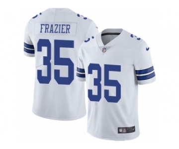 Men Nike Dallas Cowboys #35 Kavon Frazier White Vapor Untouchable Limited Player NFL Jersey