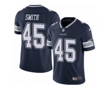 Men Nike Dallas Cowboys #45 Rod Smith Navy Blue Team Color Vapor Untouchable Limited Player NFL Jersey