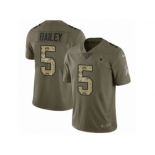 Men Nike Dallas Cowboys #5 Dan Bailey Limited Olive Camo 2017 Salute to Service NFL Jersey