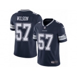 Men Nike Dallas Cowboys #57 Damien Wilson Navy Blue Team Color Vapor Untouchable Limited Player NFL Jersey