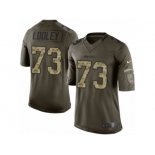 Men Nike Dallas Cowboys #73 Joe Looney Limited Olive 2017 Salute to Service NFL Jersey