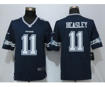 Men Nike Dallas cowboys #11 Cole Beasley Blue Limited Jersey