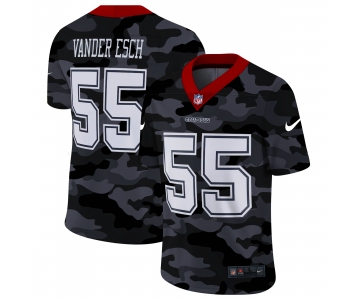 Men Nike Dallas cowboys #55 Vander esch 2020 Nike Camo Salute to Service Limited