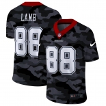 Men Nike Dallas cowboys #88 Lamb 2020 Nike Camo Salute to Service Limited