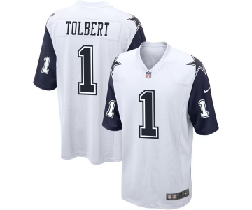 Men's Dallas Cowboys #1 Jalen Tolbert Color Rush Vapor Limited Jersey