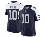 Men's Dallas Cowboys #10 Cooper Rush Navy White 2023 F.U.S.E. Thanksgiving Vapor Untouchable Limited Football Stitched Jersey