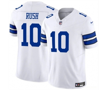 Men's Dallas Cowboys #10 Cooper Rush White 2023 F.U.S.E. Vapor Untouchable Limited Football Stitched Jerseys