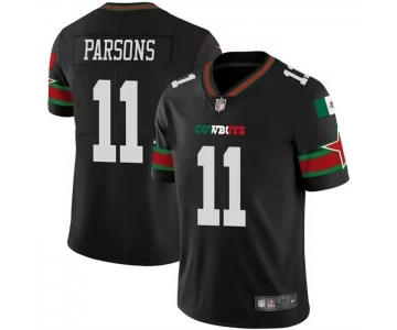 Men's Dallas Cowboys #11 Micah Parsons Black Mexico Vapor Limited Stitched Football Jersey