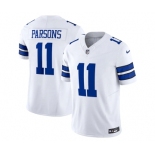 Men's Dallas Cowboys #11 Micah Parsons White 2023 F.U.S.E. Limited Stitched Football Jersey