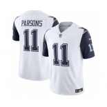 Men's Dallas Cowboys #11 Micah Parsons White 2023 F.U.S.E. Vapor Limited Stitched Football Jersey