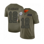 Men's Dallas Cowboys #12 Roger Staubach Limited Camo 2019 Salute to Service Football Jersey