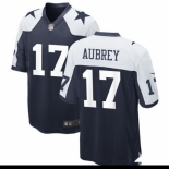 Men's Dallas Cowboys #17 Brandon Aubrey  Navy Thanksgiving Vapor Limited Stitched Jersey