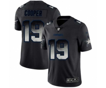 Men's Dallas Cowboys #19 Amari Cooper Black Smoke Fashion Limited Football Jersey