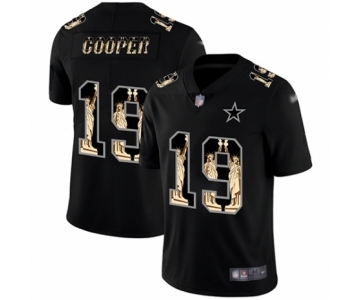 Men's Dallas Cowboys #19 Amari Cooper Black Statue of Liberty Limited Football Jersey