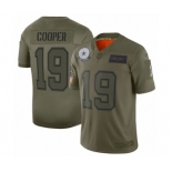 Men's Dallas Cowboys #19 Amari Cooper Limited Camo 2019 Salute to Service Football Jersey