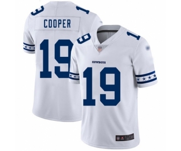 Men's Dallas Cowboys #19 Amari Cooper White Team Logo Fashion Limited Football Jersey