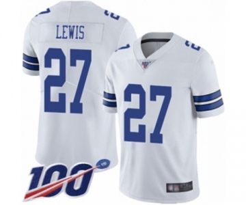 Men's Dallas Cowboys #27 Jourdan Lewis White Vapor Untouchable Limited Player 100th Season Football Jersey