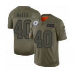 Men's Dallas Cowboys #40 Bill Bates Limited Camo 2019 Salute to Service Football Jersey