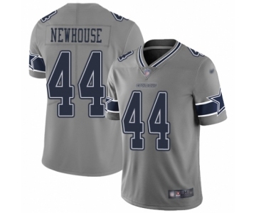 Men's Dallas Cowboys #44 Robert Newhouse Limited Gray Inverted Legend Football Jersey