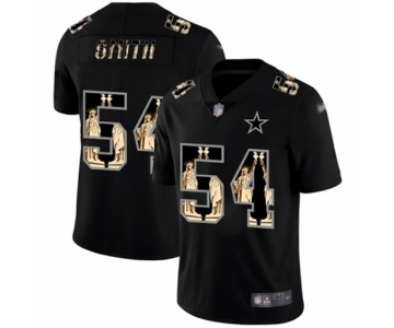 Men's Dallas Cowboys #54 Jaylon Smith Black Statue of Liberty Limited Player Football Jersey