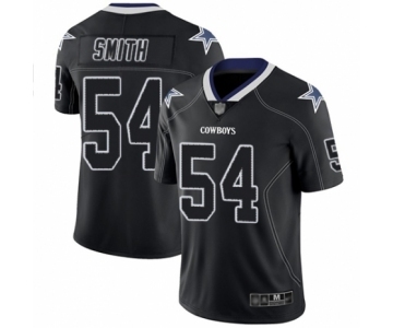 Men's Dallas Cowboys #54 Jaylon Smith Limited Lights Out Black Rush Football Jersey