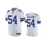 Men's Dallas Cowboys #54 Sam Williams White Vapor Limited Stitched Jersey