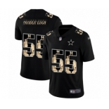 Men's Dallas Cowboys #55 Leighton Vander Esch Black Statue of Liberty Limited Player Football Jersey