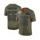 Men's Dallas Cowboys #55 Leighton Vander Esch Limited Camo 2019 Salute to Service Football Jersey