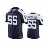 Men's Dallas Cowboys #55 Leighton Vander Esch Navy 2023 F.U.S.E. Vapor Limited Stitched Football Jersey