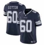 Men's Dallas Cowboys #60 Tyler Guyton Navy 2024 Draft Vapor Untouchable Limited Football Stitched Jersey