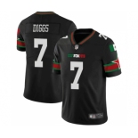 Men's Dallas Cowboys #7 Trevon Diggs Black Mexico Vapor Limited Stitched Football Jersey