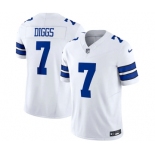 Men's Dallas Cowboys #7 Trevon Diggs White 2023 F.U.S.E. Limited Stitched Football Jersey