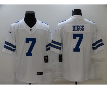 Men's Dallas Cowboys #7 Trevon Diggs White Limited Player Jersey