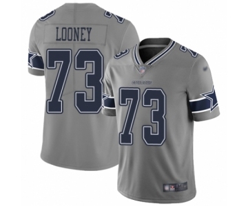 Men's Dallas Cowboys #73 Joe Looney Limited Gray Inverted Legend Football Jersey