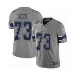 Men's Dallas Cowboys #73 Larry Allen Limited Gray Inverted Legend Football Jersey