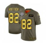 Men's Dallas Cowboys #82 Jason Witten Olive Gold 2019 Salute to Service Limited Football Jersey