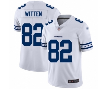 Men's Dallas Cowboys #82 Jason Witten White Team Logo Fashion Limited Football Jersey