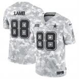 Men's Dallas Cowboys #88 CeeDee Lamb 2024 Arctic Camo Salute To Service Limited Stitched Football Jersey