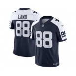 Men's Dallas Cowboys #88 CeeDee Lamb Navy Thanksgiving 2023 F.U.S.E. Limited Stitched Football Jersey