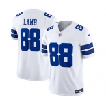 Men's Dallas Cowboys #88 CeeDee Lamb White 2023 F.U.S.E. Limited Stitched Football Jersey