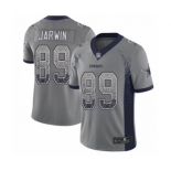 Men's Dallas Cowboys #89 Blake Jarwin Limited Gray Rush Drift Fashion Football Jersey